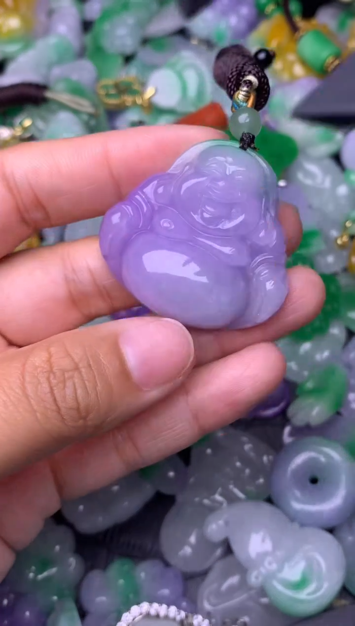 颈饰未镶嵌翡翠缅甸翡翠吊坠