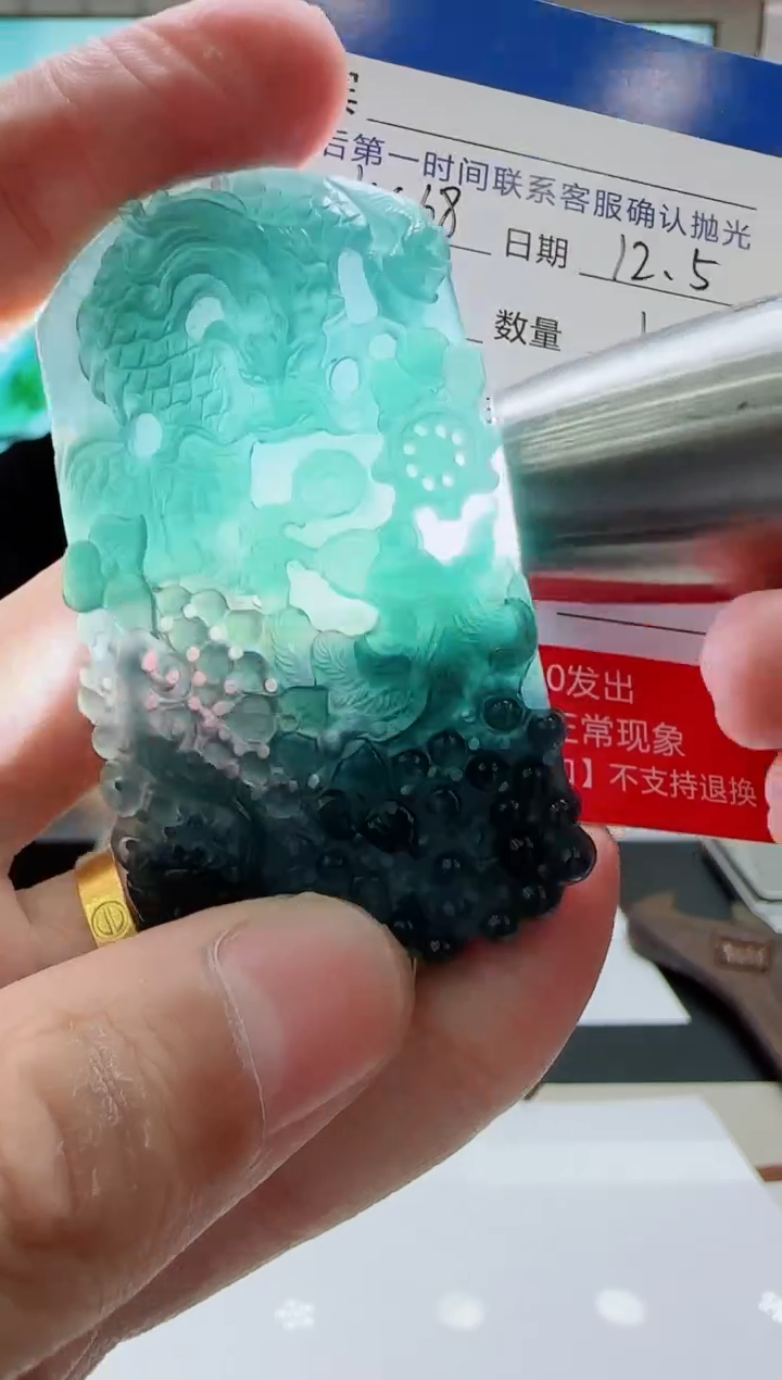 未镶嵌定制翡翠LX68翡翠吊坠-多样性发其一
