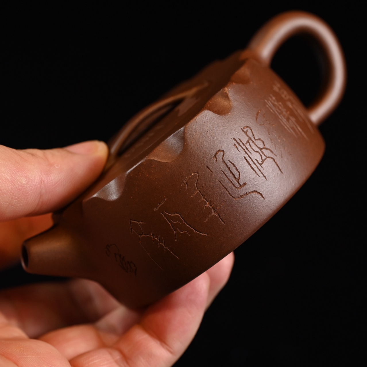 【相遇紫砂】宜兴原矿紫泥邵辛超【飞鸿延年】200ml紫砂茶壶茶具