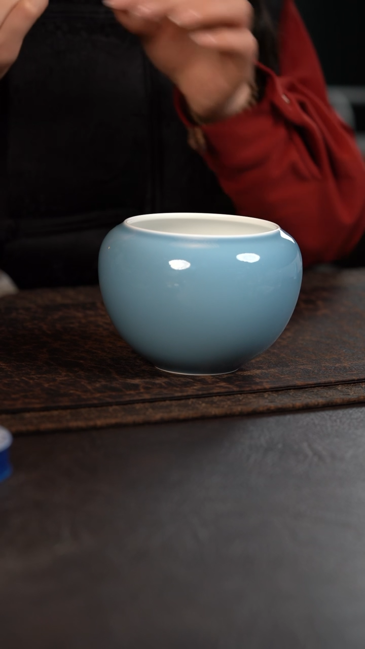 【闪购商品】杯初蓝舍天青纯色苹果水洗