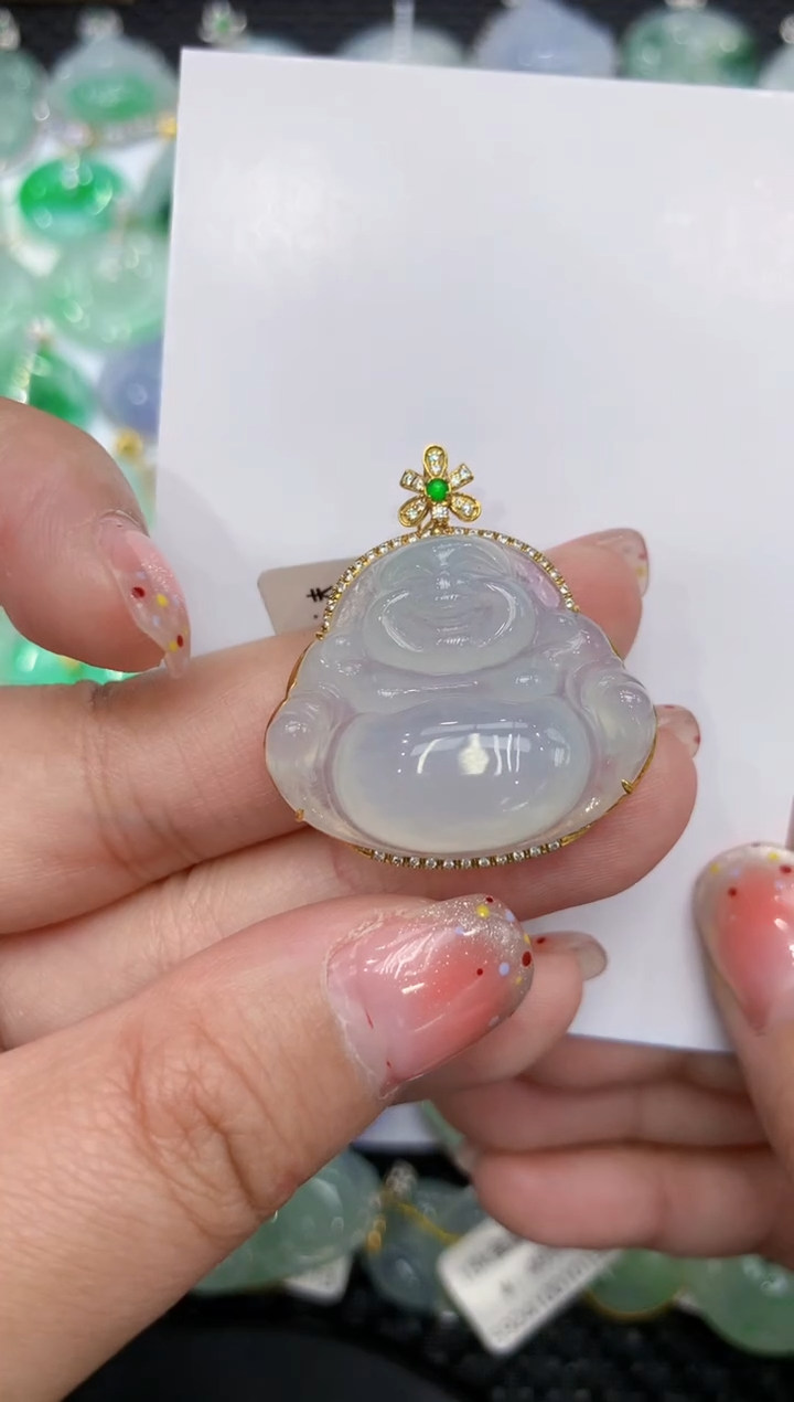 【闪购商品】翡翠颈饰18K金镶嵌111111111111