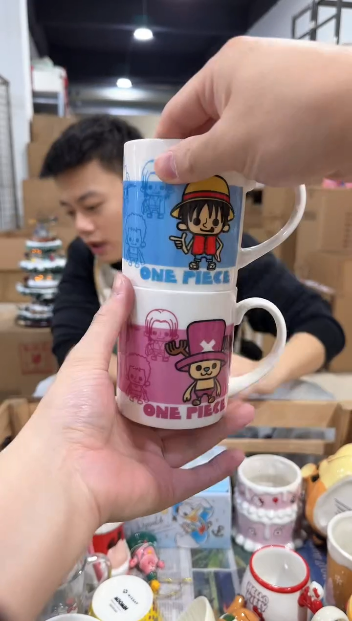 瓷片路飞乔巴对杯