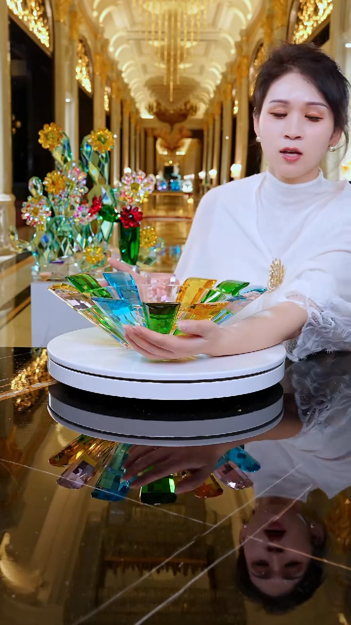 摆件我****7LF0128太阳花果碗