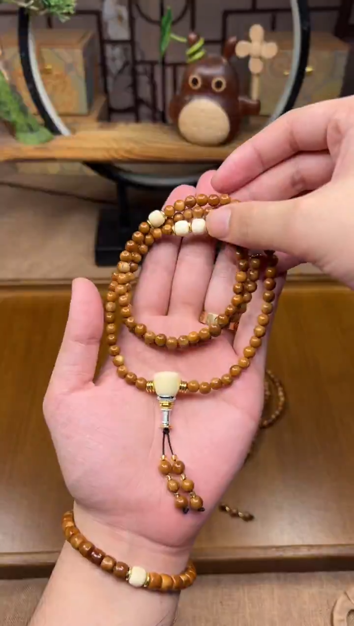 手串库克8m圆珠长串设计款