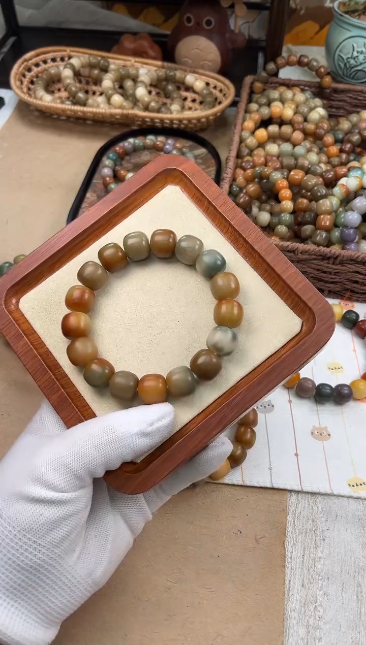 手串菩提根/象牙果a842 卡15 干磨糖壳