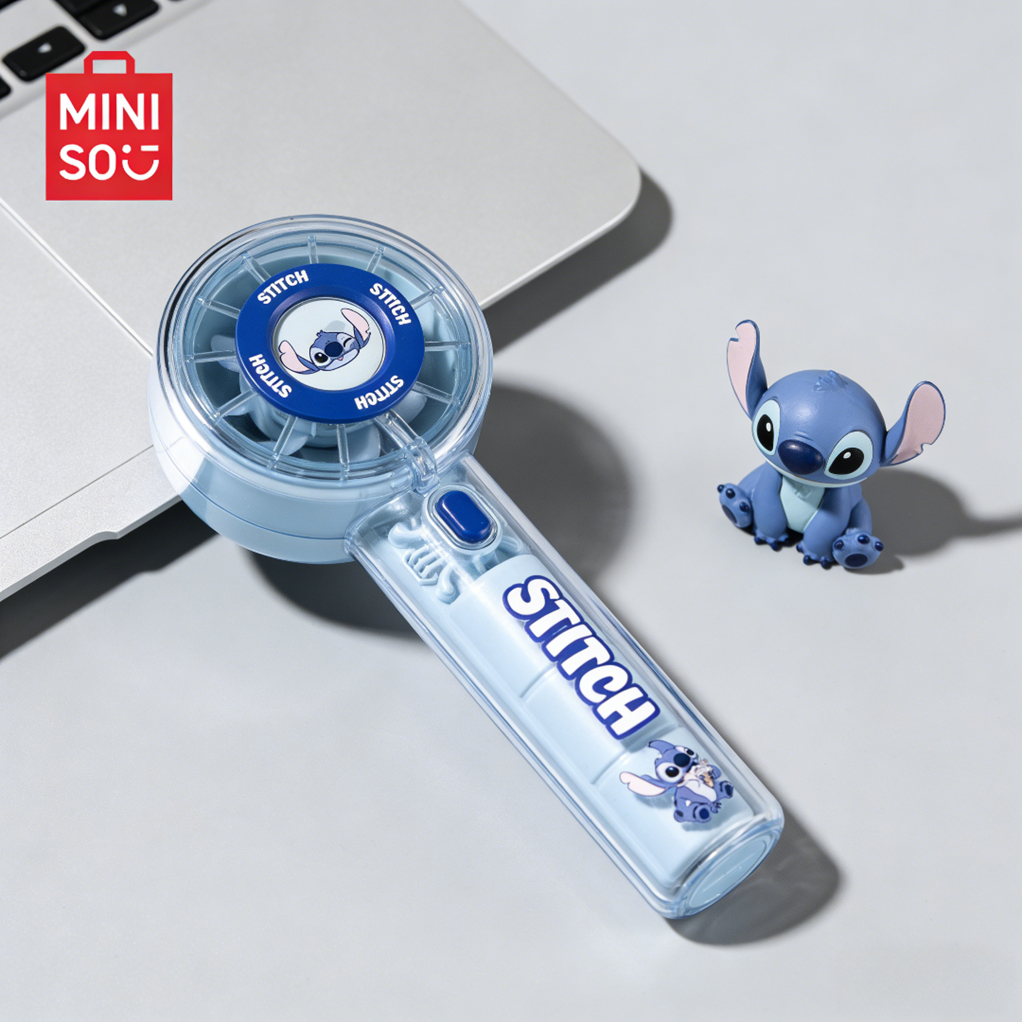 MINISO名创优品迪士尼涡轮2000mAh手持小风扇宿舍专用大风力便携