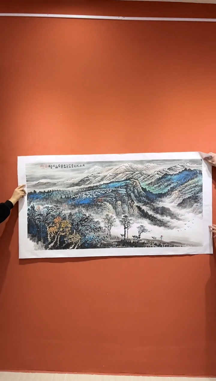 【闪购商品】国画郑乐华绘画手绘作品9-44