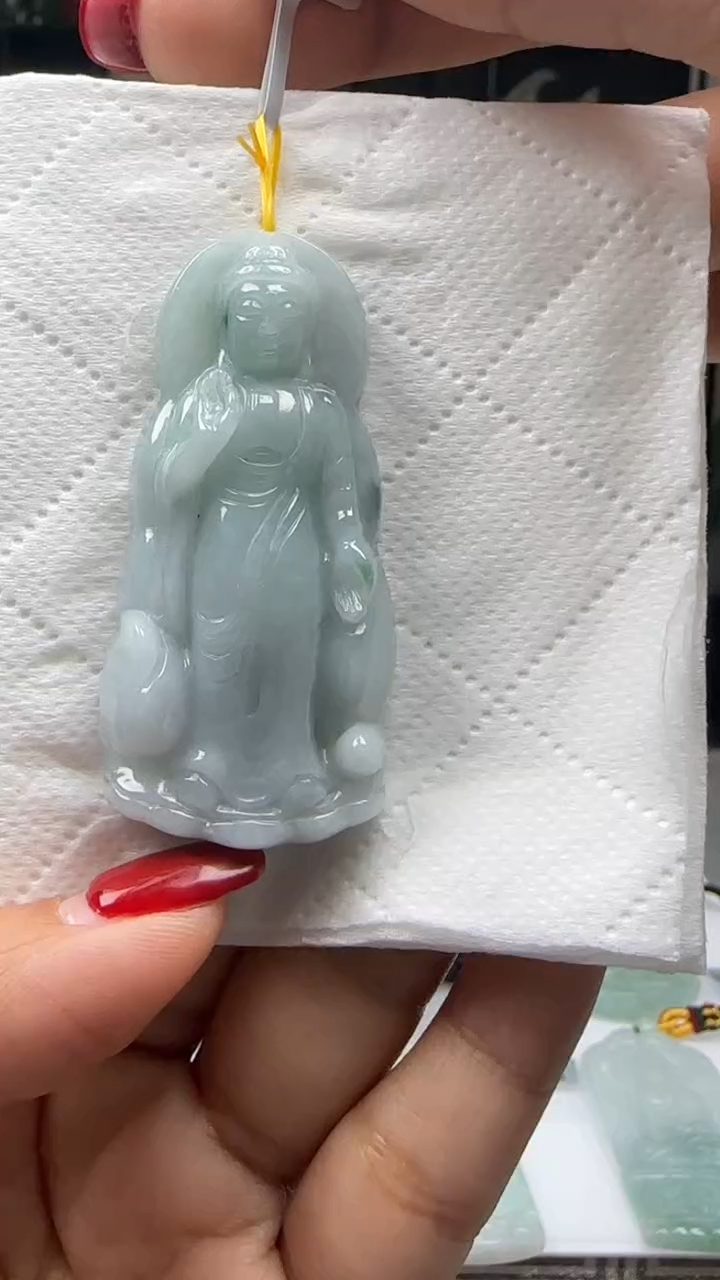 【闪购商品】翡翠颈饰未镶嵌天然翡翠A货吊坠