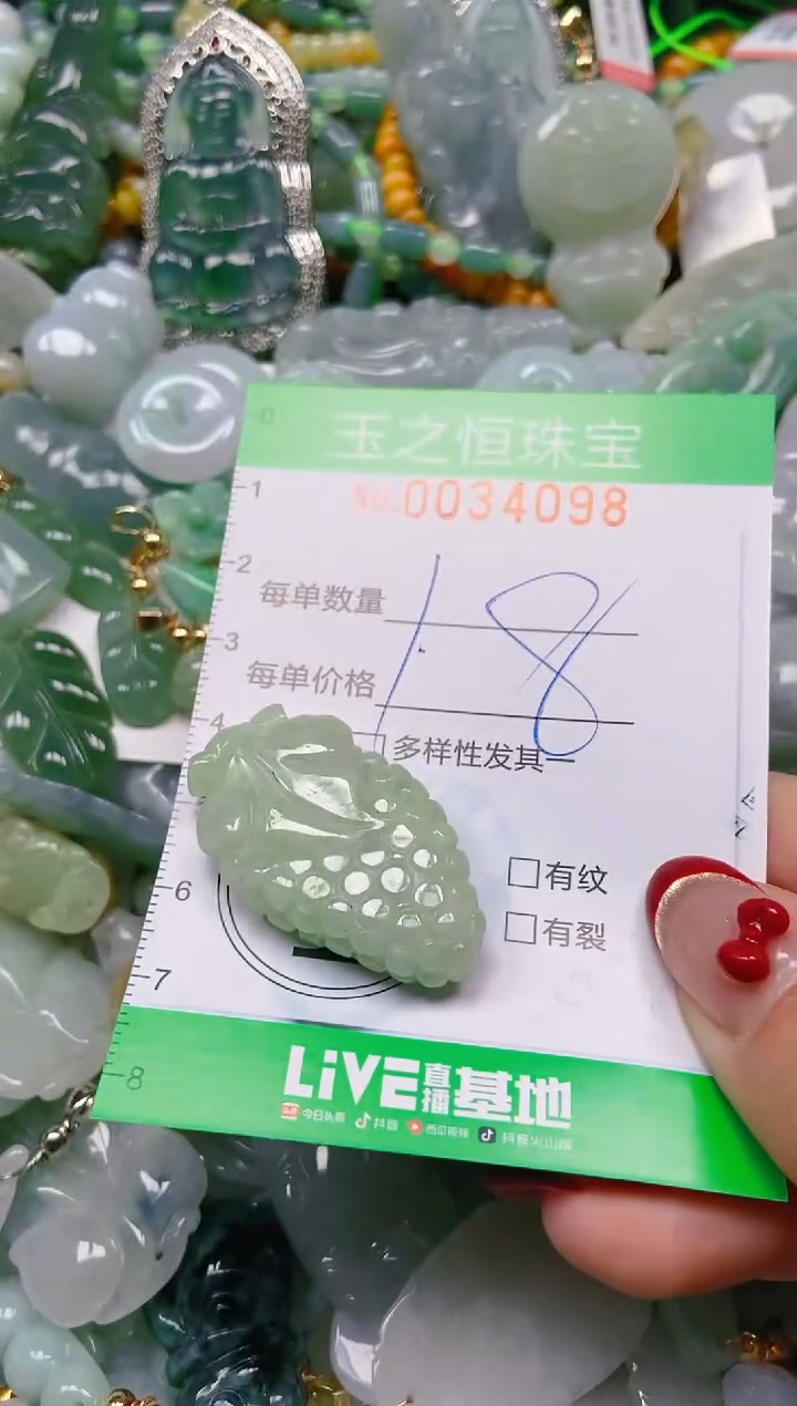 【闪购商品】翡翠颈饰未镶嵌闪购0034098