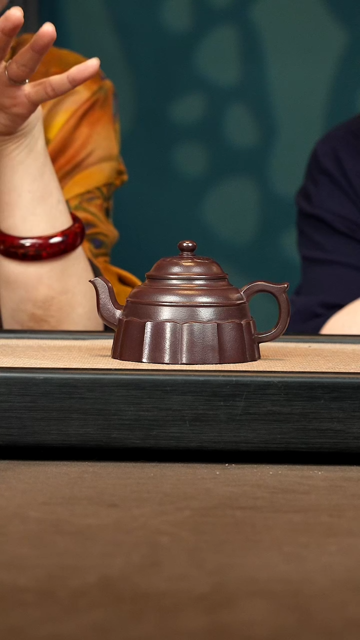 茶壶紫砂【P007】裙花230c YJY