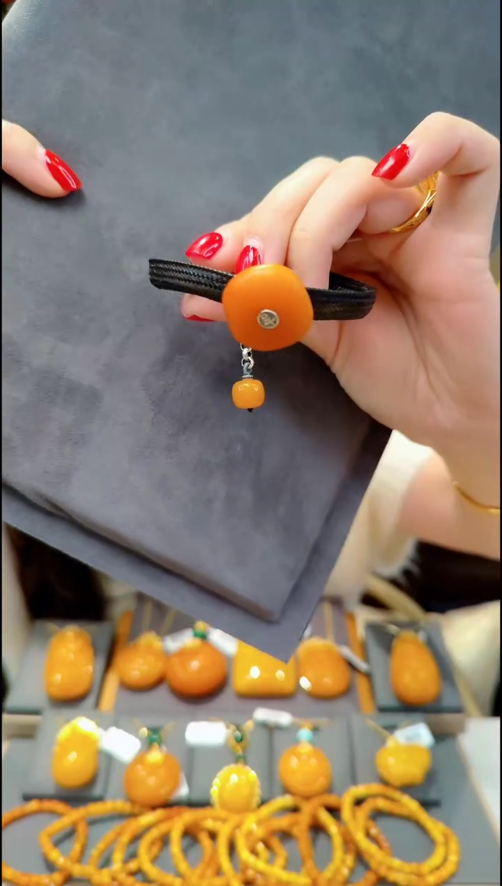 【闪购商品】蜜蜡珠宝奇石未镶嵌H622蜜蜡手链