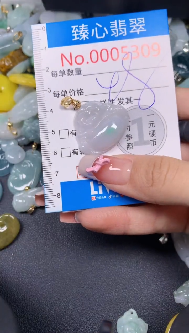 【闪购商品】翡翠颈饰未镶嵌含绳0005309