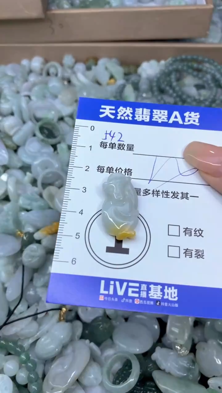 颈饰未镶嵌翡翠天然翡翠A货批量多样性发一件