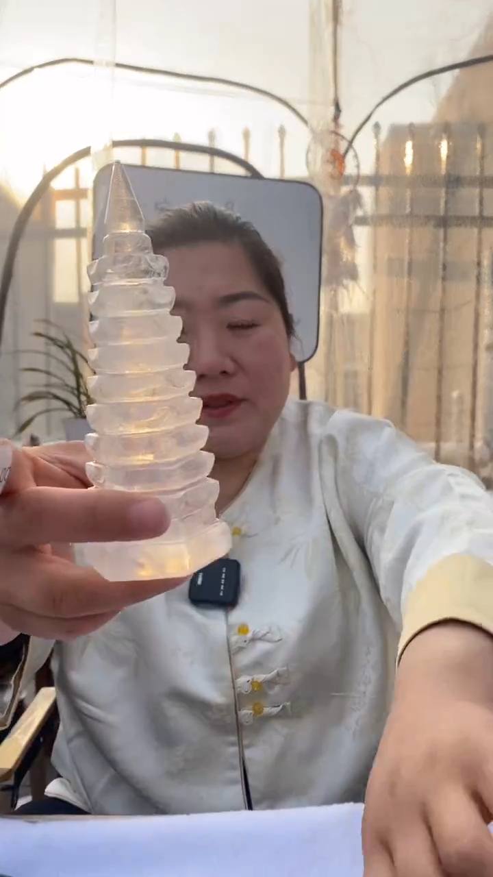 【闪购商品】水晶文昌塔未镶嵌白水晶文昌塔D166