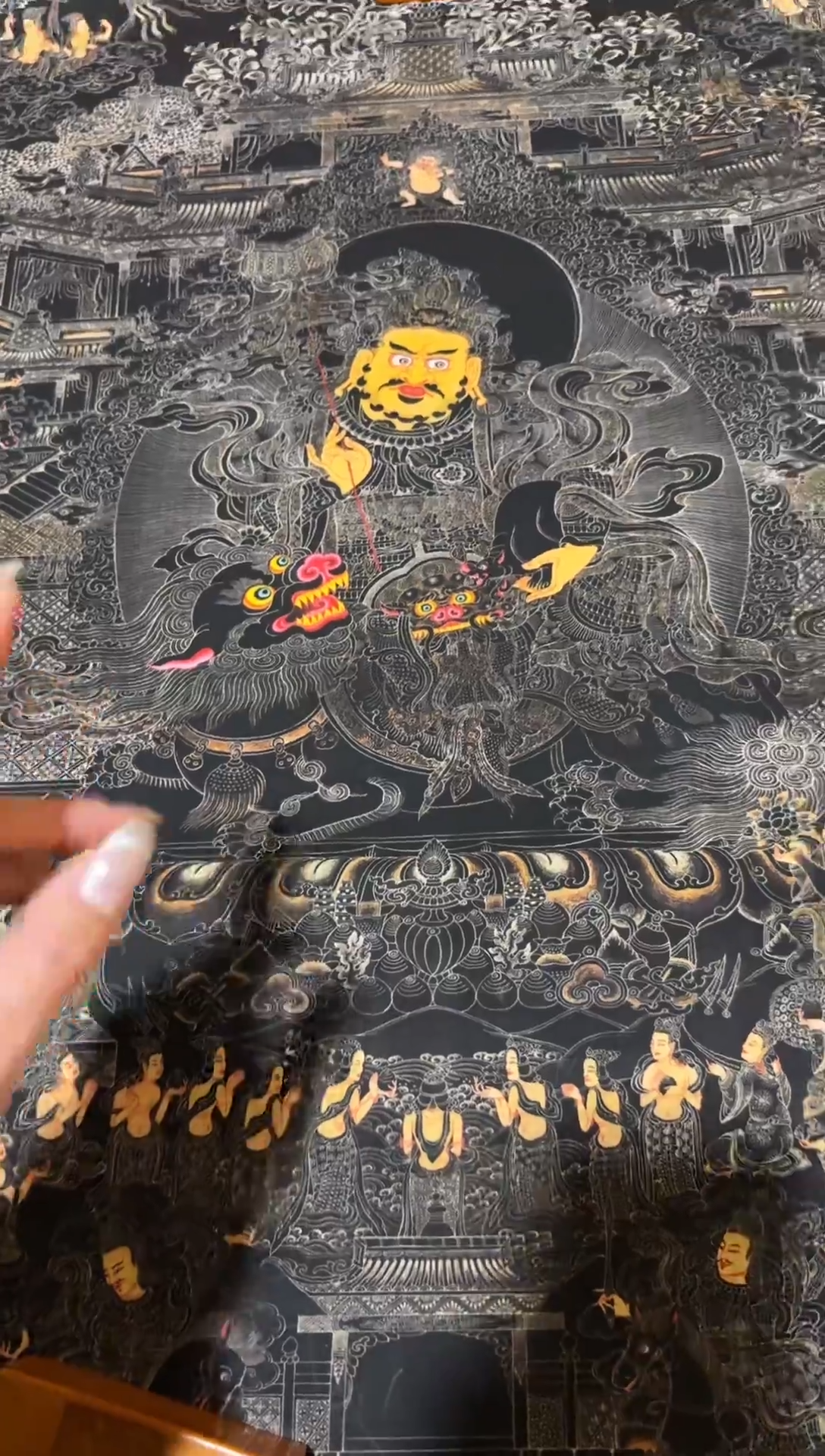 精品唐卡=====藏藏的 请走