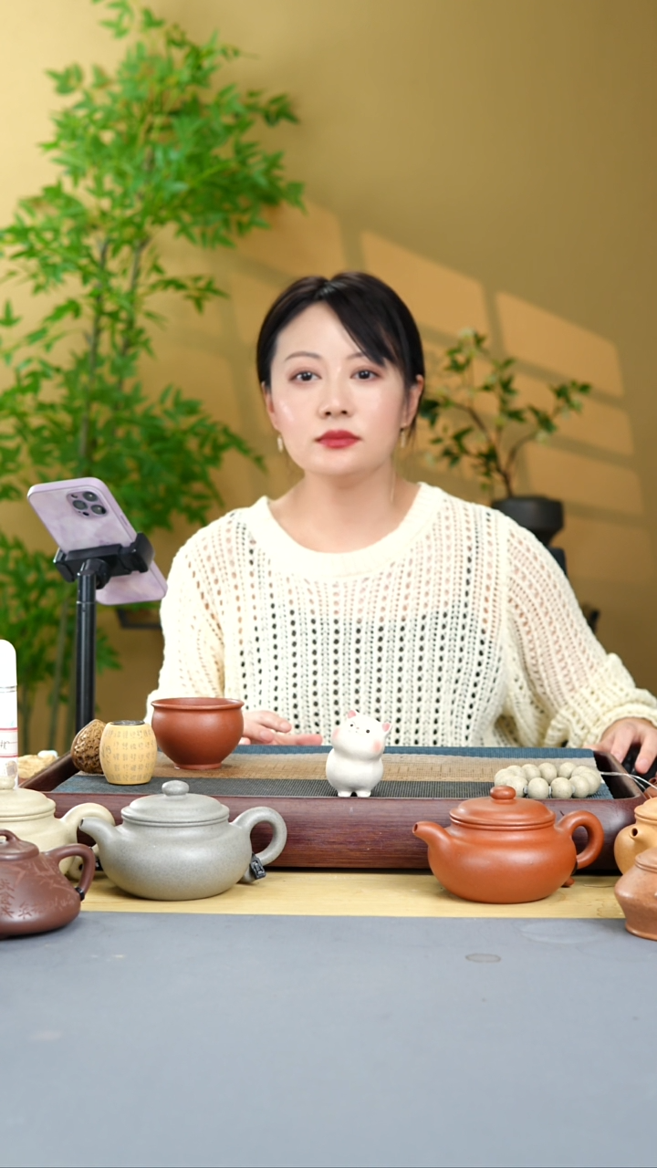 茶壶紫砂白色小胖猫咪哦哦哦