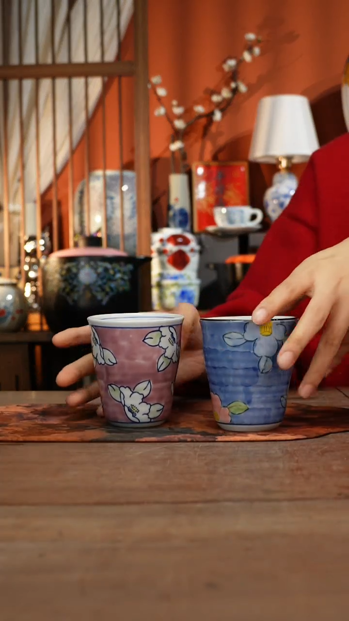 现代高温釉下彩手绘陶瓷餐具