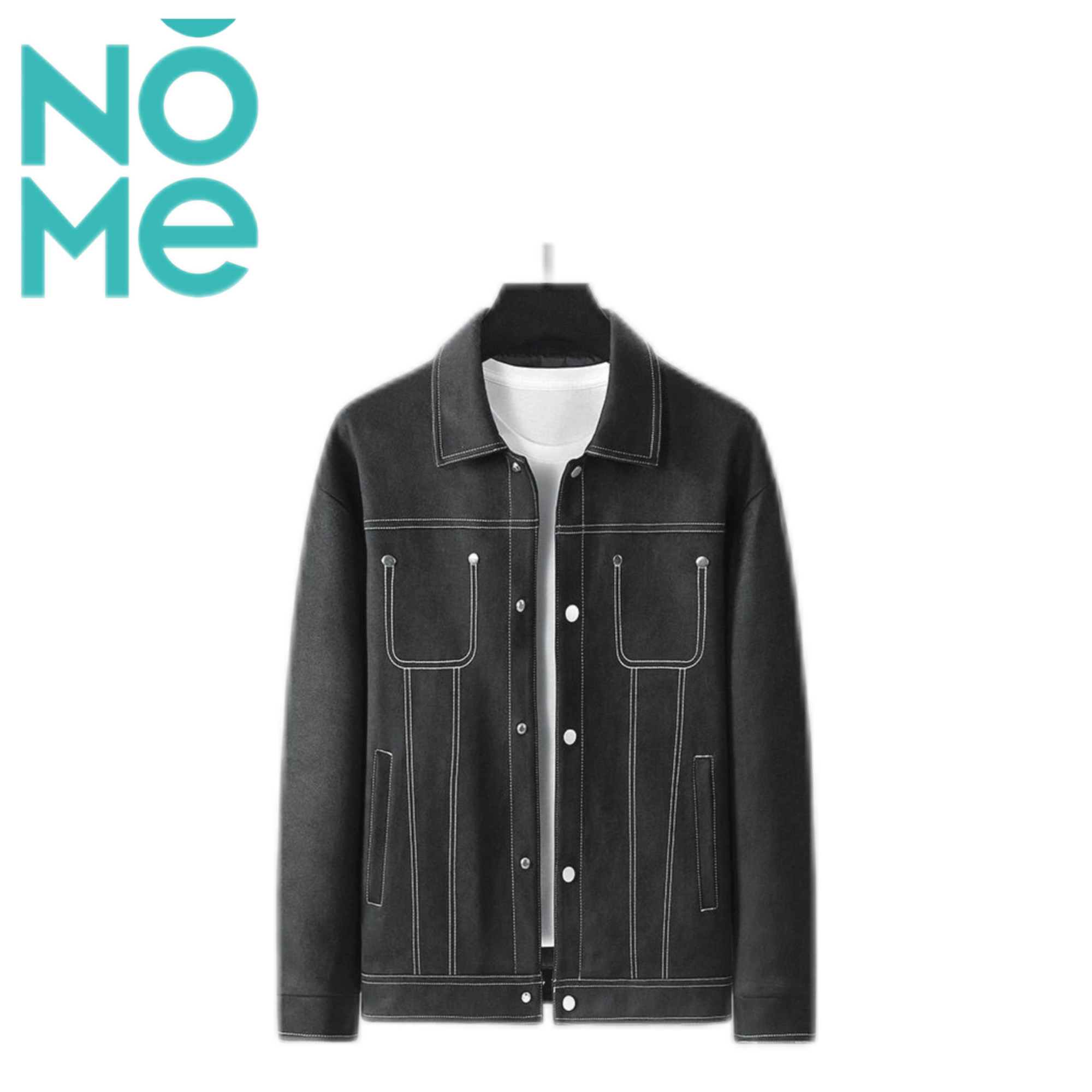 NOME美式潮牌复古风春季新款牛仔夹克男士外套