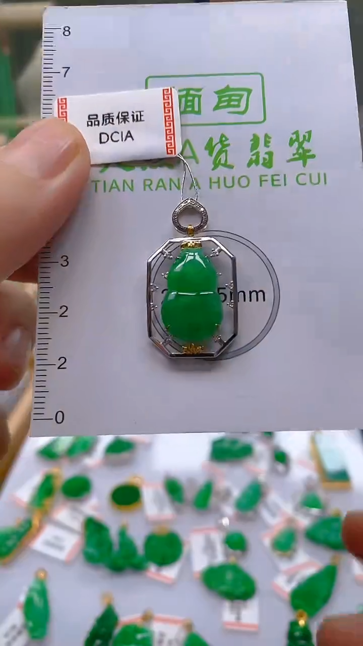 【闪购商品】翡翠颈饰18K金镶嵌新号开播，全场乱卖