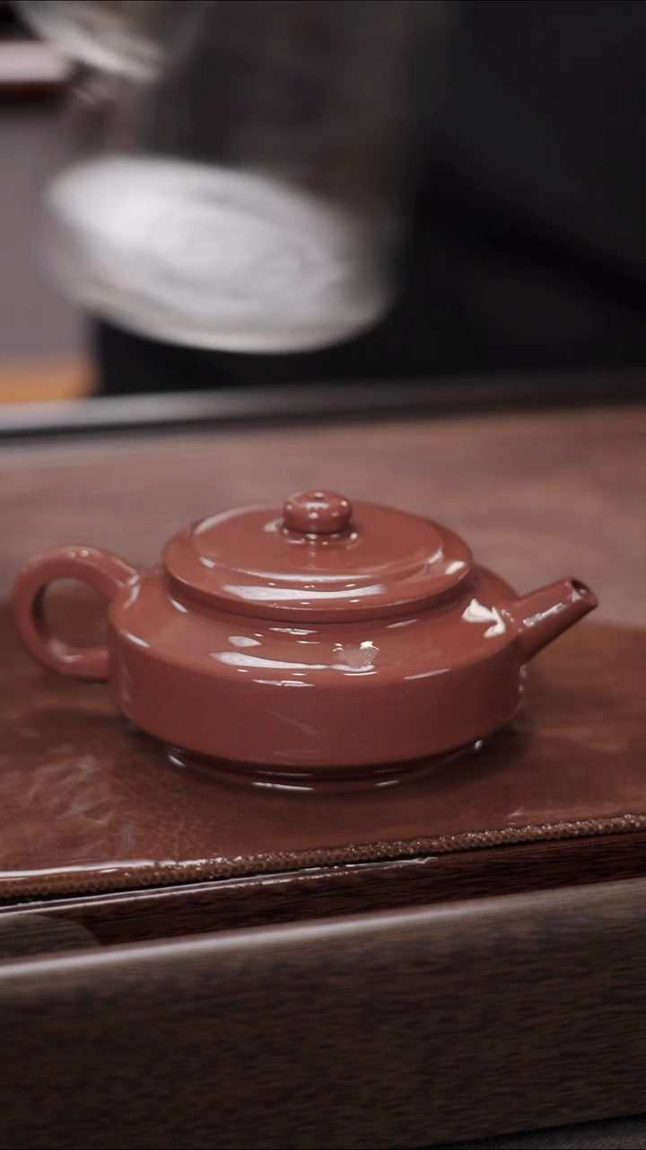 【闪购商品】原矿紫泥 仲芳周盘壶 150cc