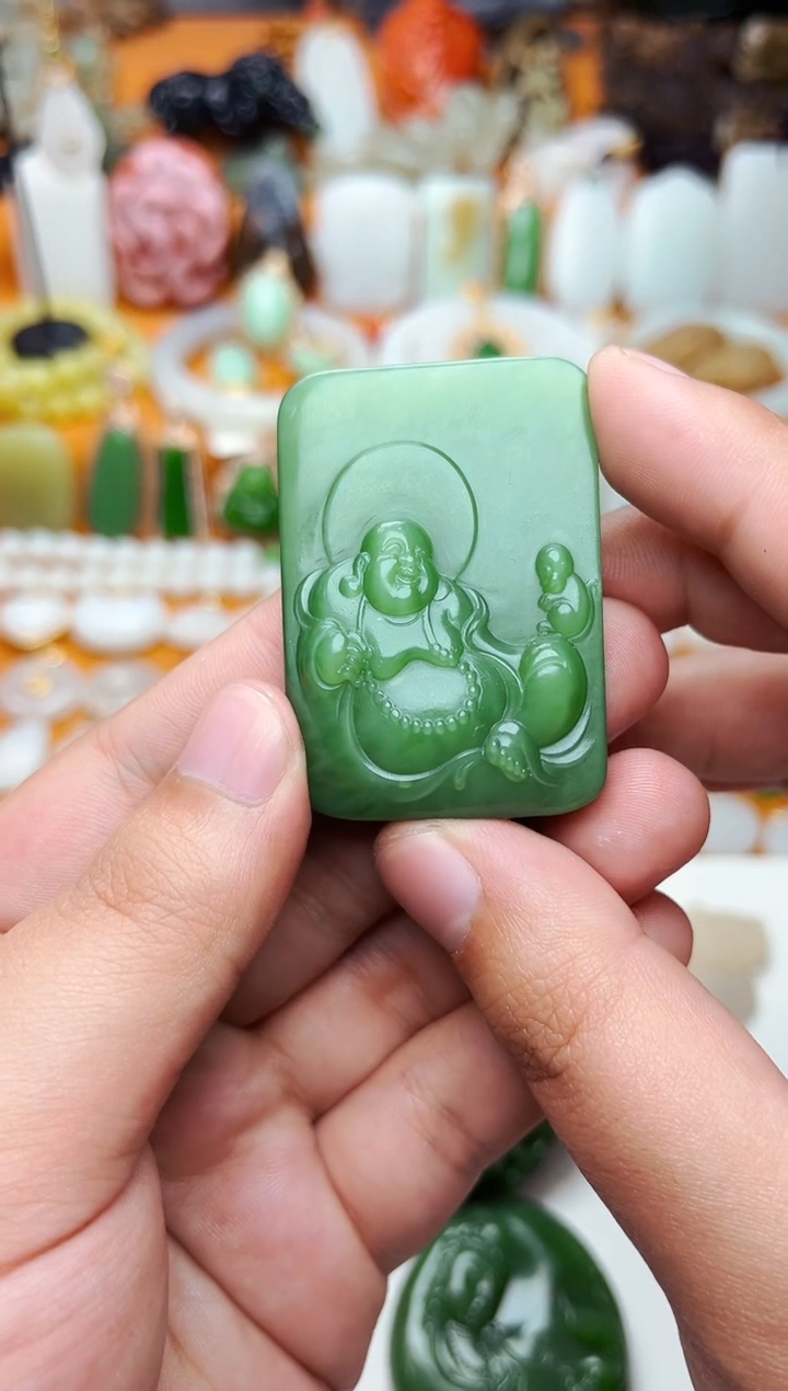 【闪购商品】和田玉颈饰未镶嵌佛01