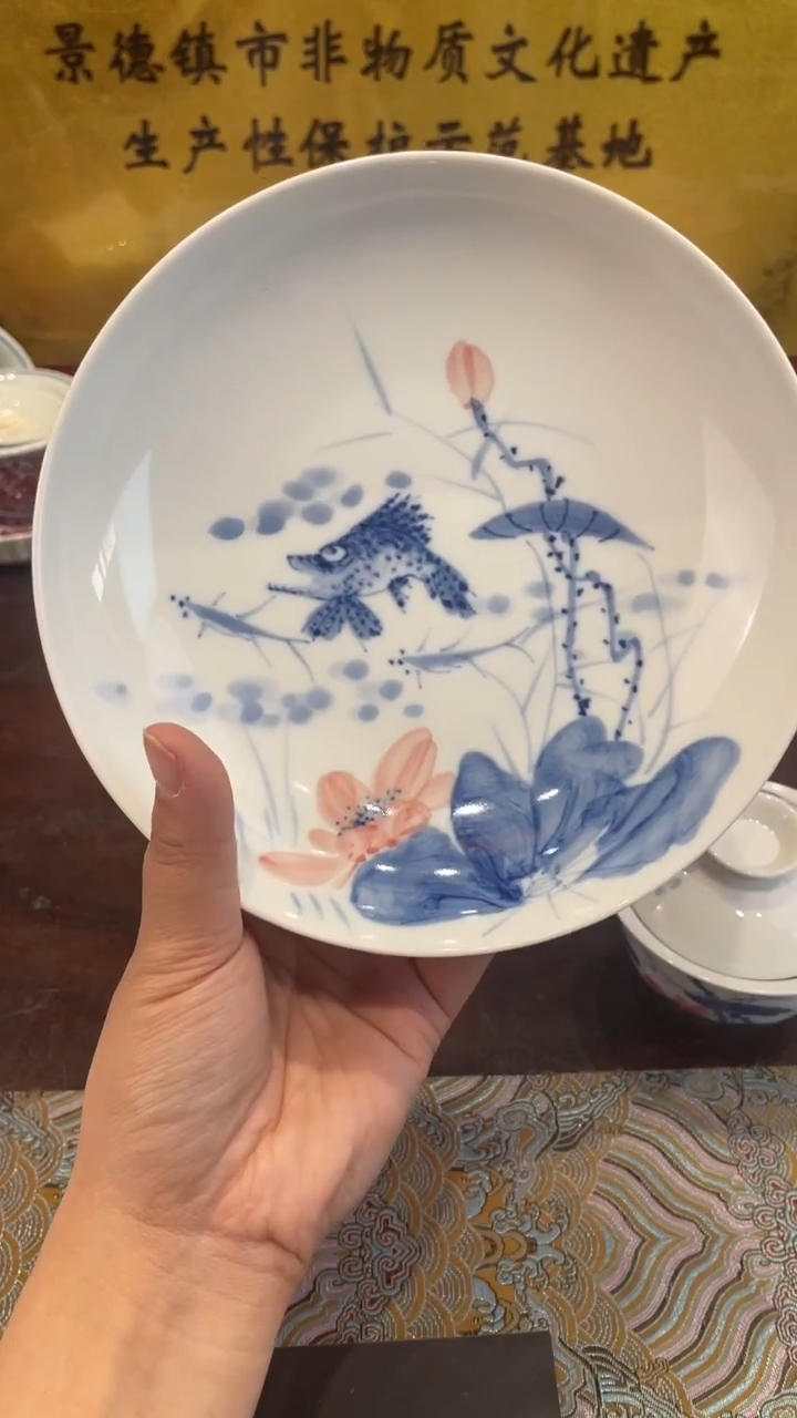 杯子瓷景德镇手工手绘陶瓷