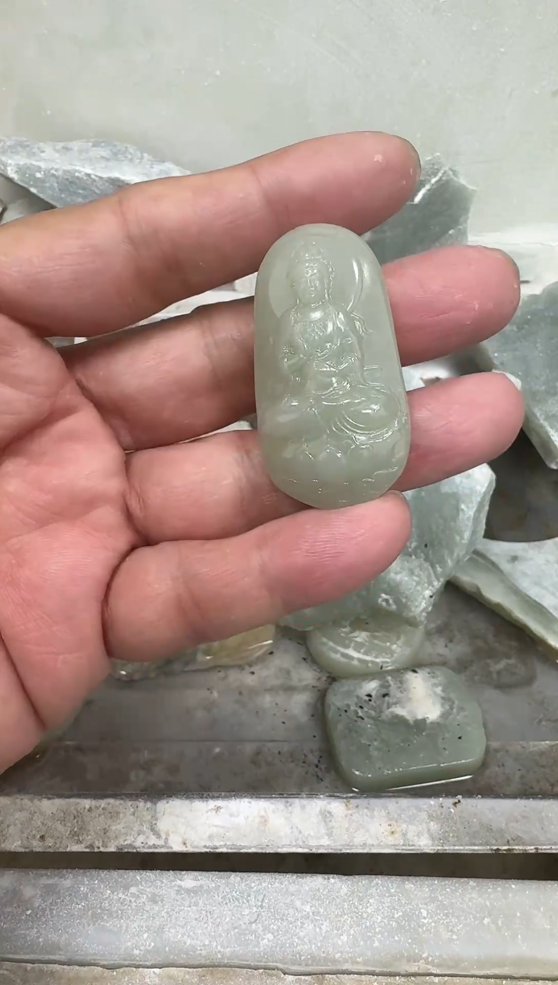 颈饰未镶嵌和田玉2