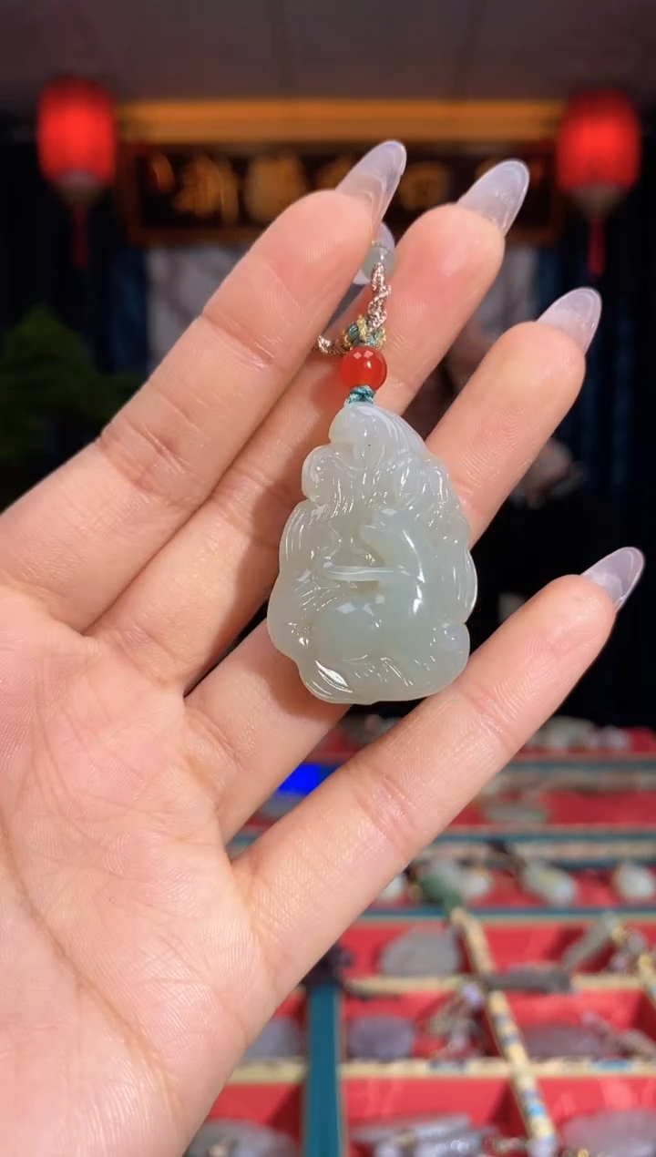 【闪购商品】和田玉颈饰未镶嵌凤九