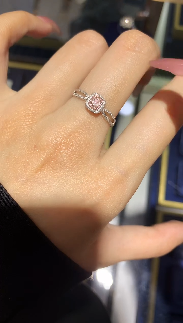 【闪购商品】钻石戒指/指环18K金镶嵌a161时尚