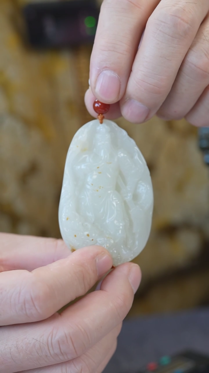 【闪购商品】和田玉吊坠未镶嵌关公