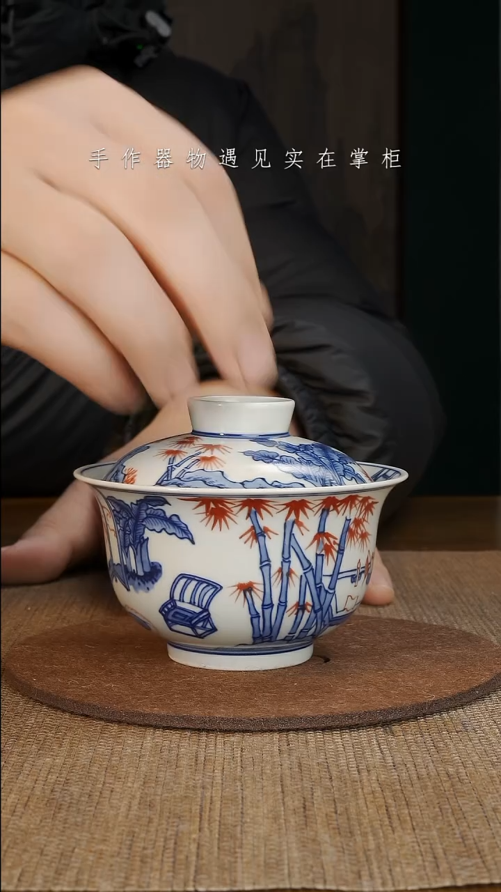 【闪购商品】杯子景德镇手工手绘茶具大器宛成