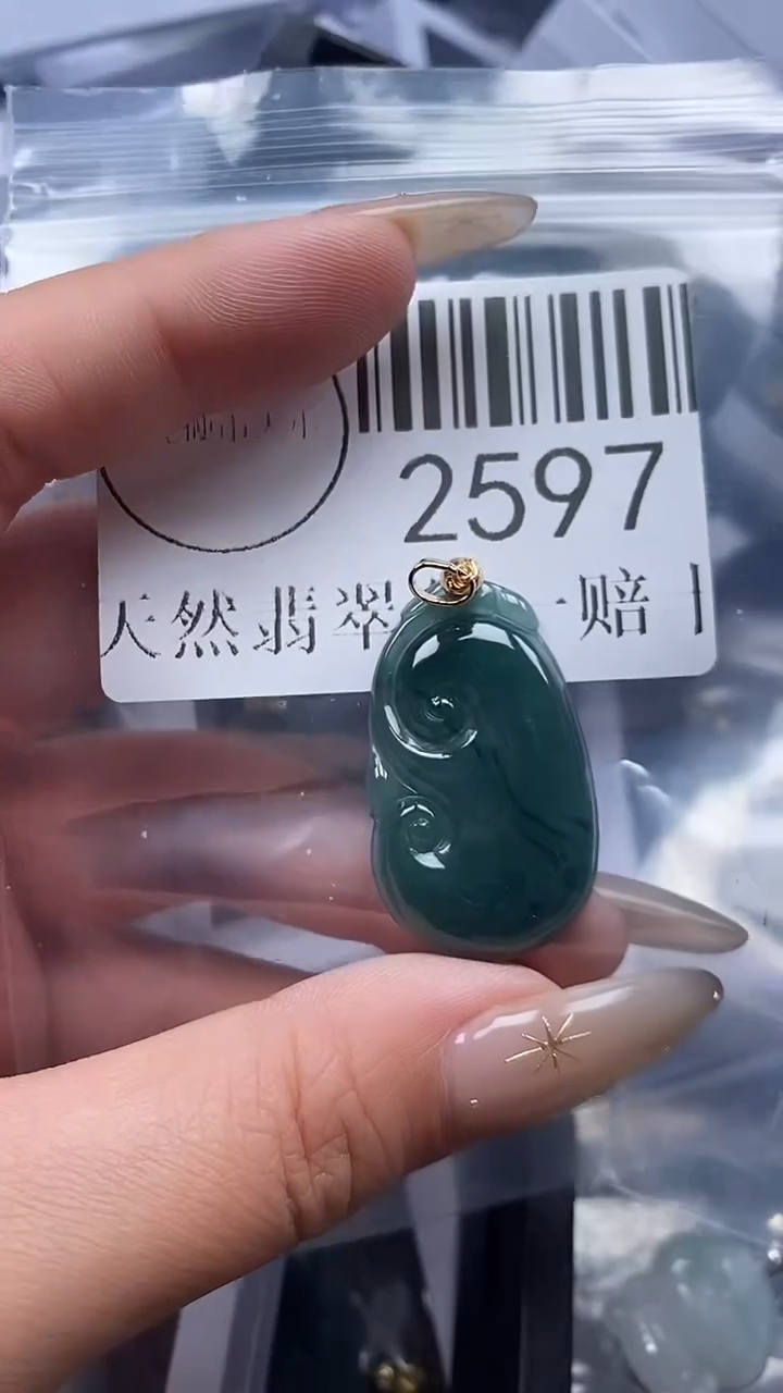 颈饰未镶嵌翡翠2597