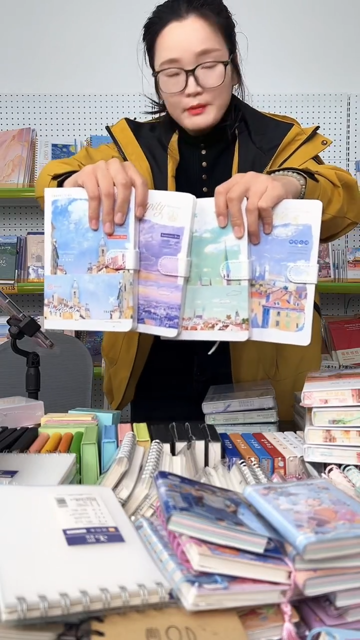 32k磁扣本112张【不期而遇的时光】随机封面1本