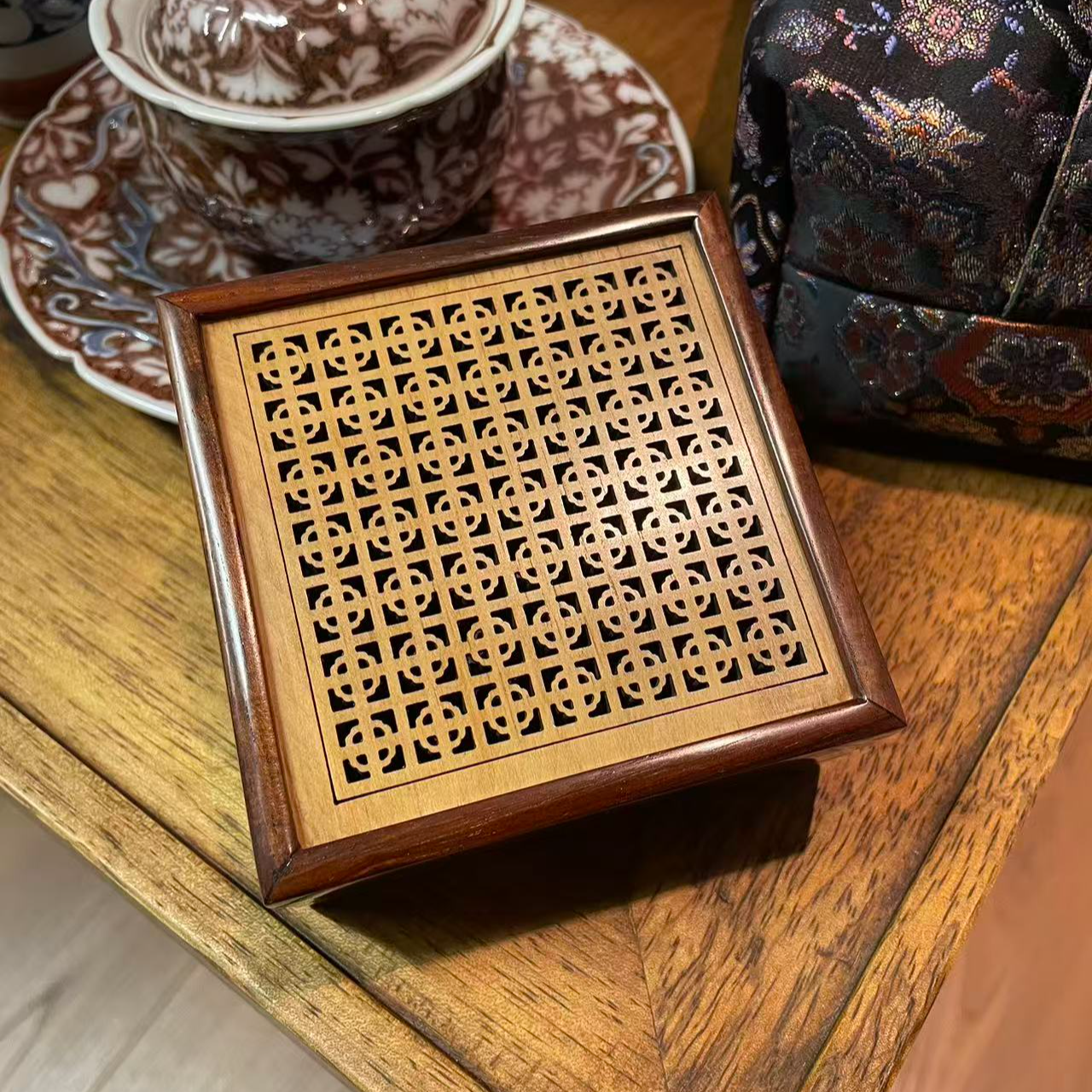【雲廬良哥专属】方形家用室内香薰炉禅意香座檀香炉