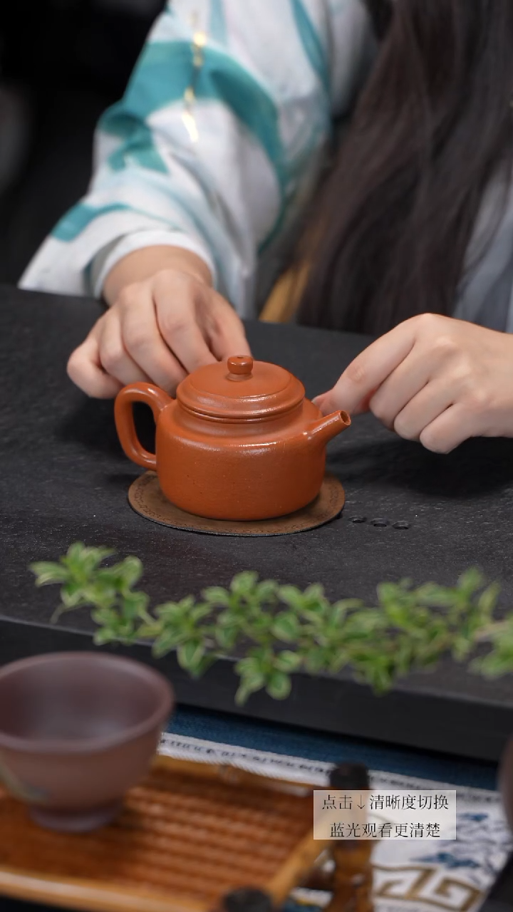 茶壶紫砂降坡泥德钟壶精工半手