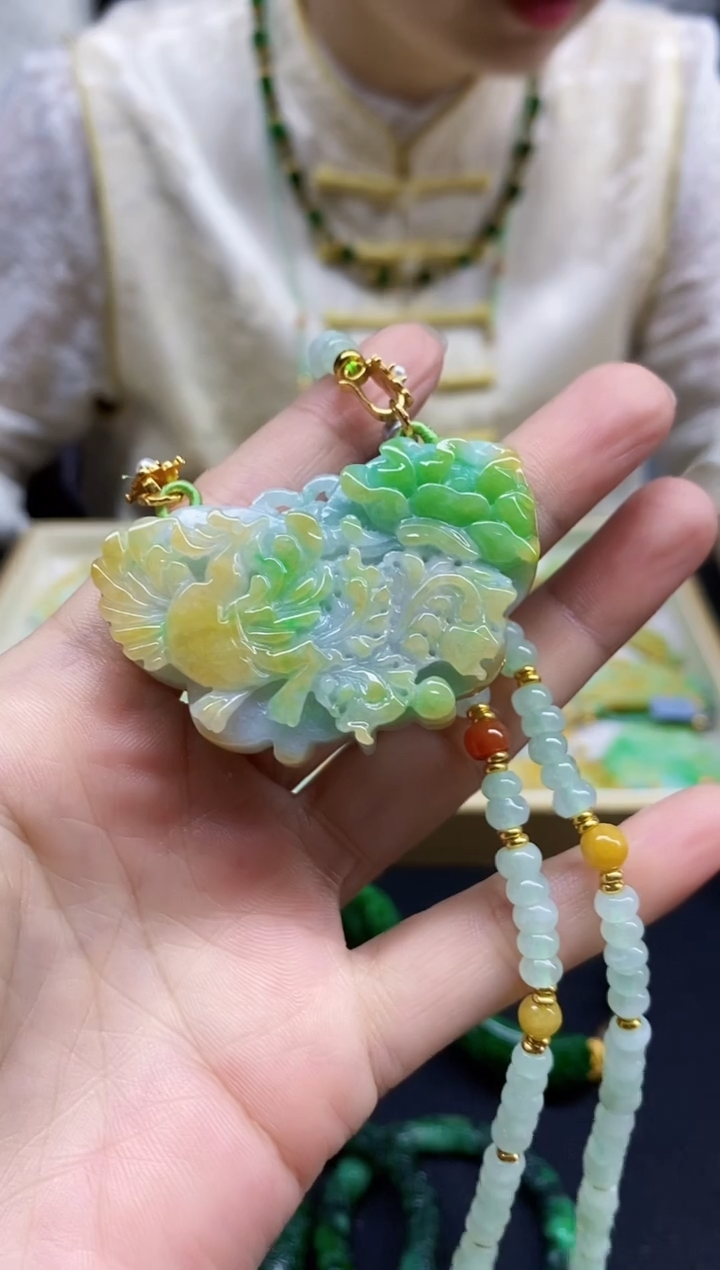 颈饰未镶嵌翡翠翡翠吊坠