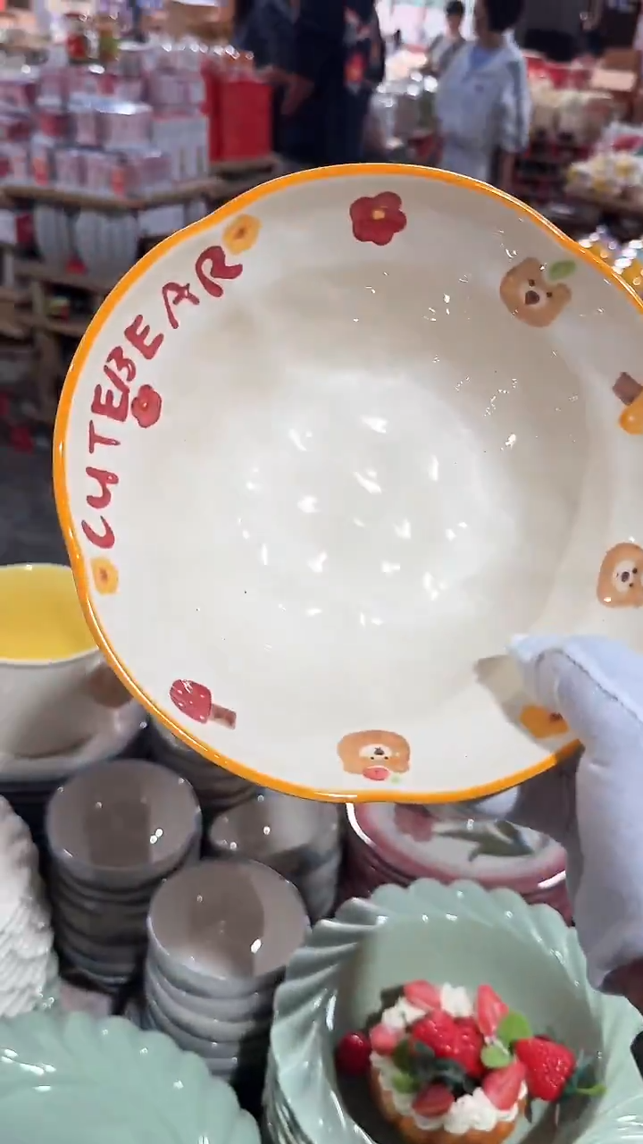 陶瓷8英寸面碗 微瑕凑满20元包邮