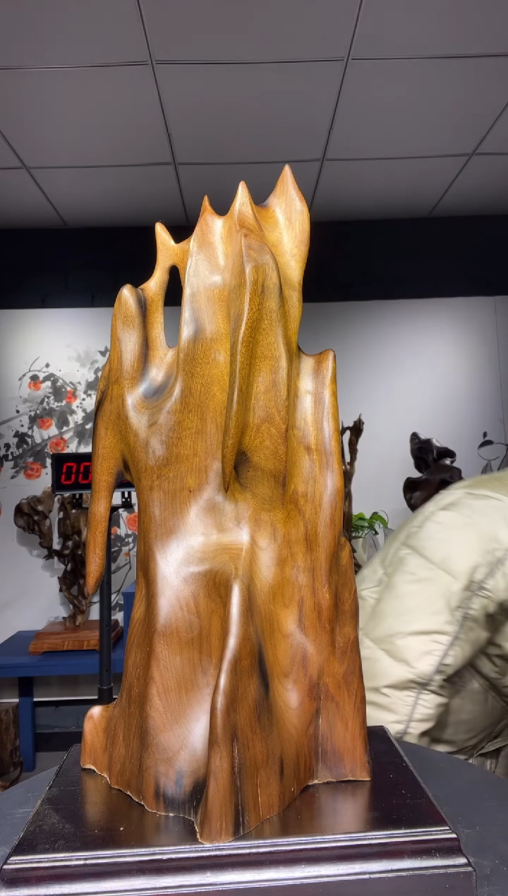 【闪购商品】金丝楠木雕金丝楠木工艺品摆件