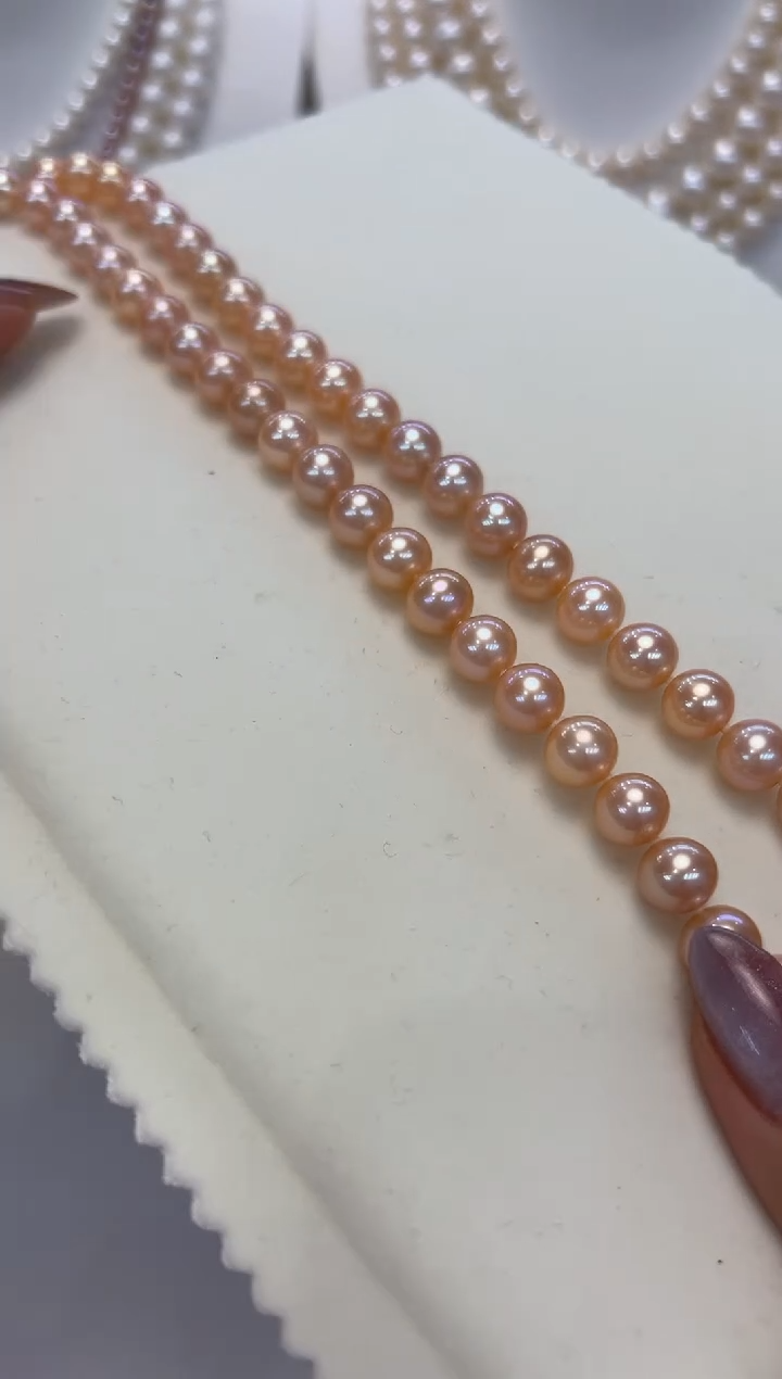 【闪购商品】淡水珍珠颈饰银S925镶嵌8.5-9.5mm