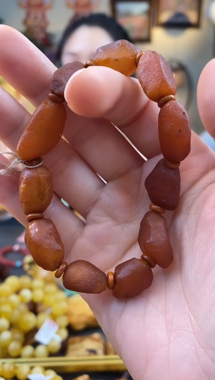 未镶嵌琥珀手串手串