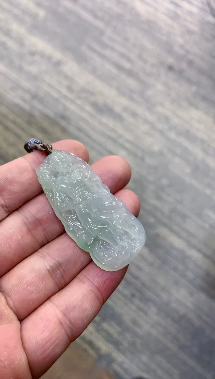 颈饰未镶嵌翡翠天然A货翡翠