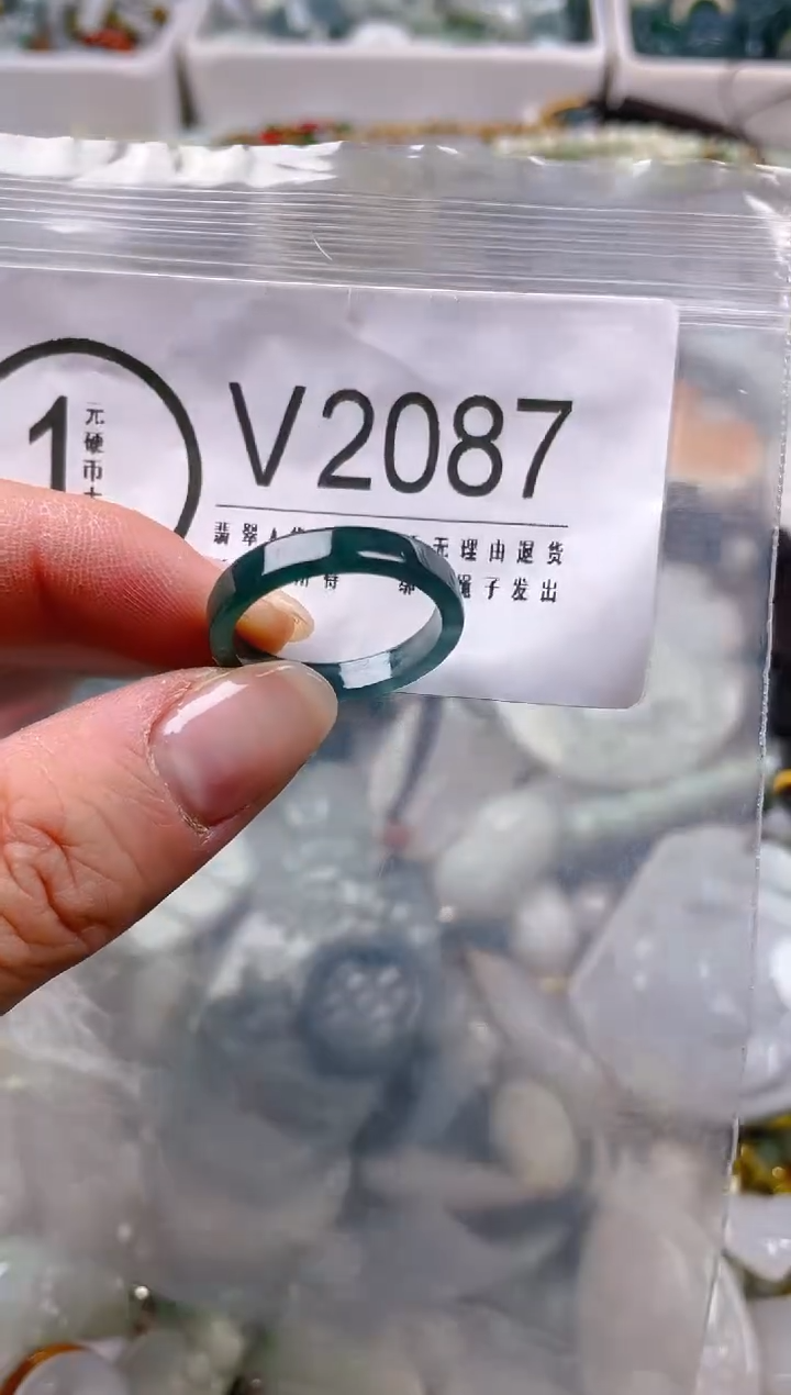 【闪购商品】翡翠颈饰未镶嵌19/V/翡翠A货一图一物