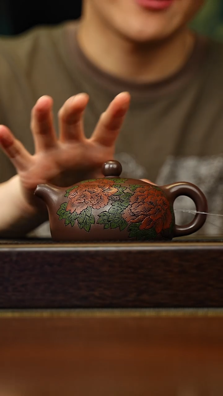 茶壶紫砂宜兴原矿 手工 紫砂壶容量260CC