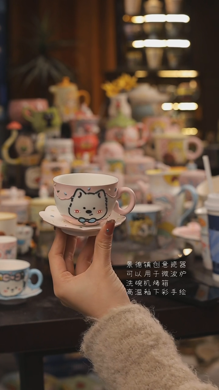 景德镇釉下彩绘设计师款式陶瓷