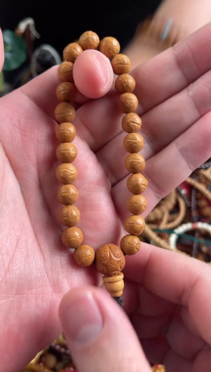 【闪购商品】猴头核桃吊坠王胖子文玩工作室雕刻凤眼