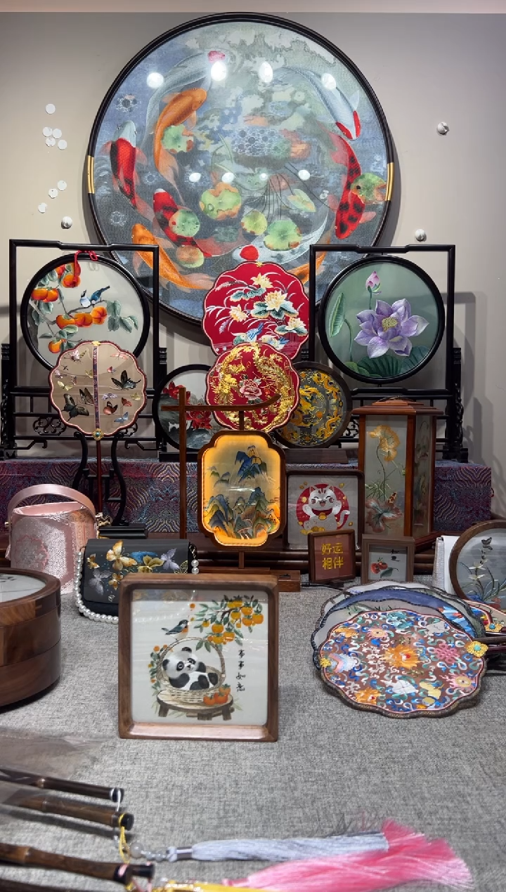 织绣?****！纯手工苏绣双面绣