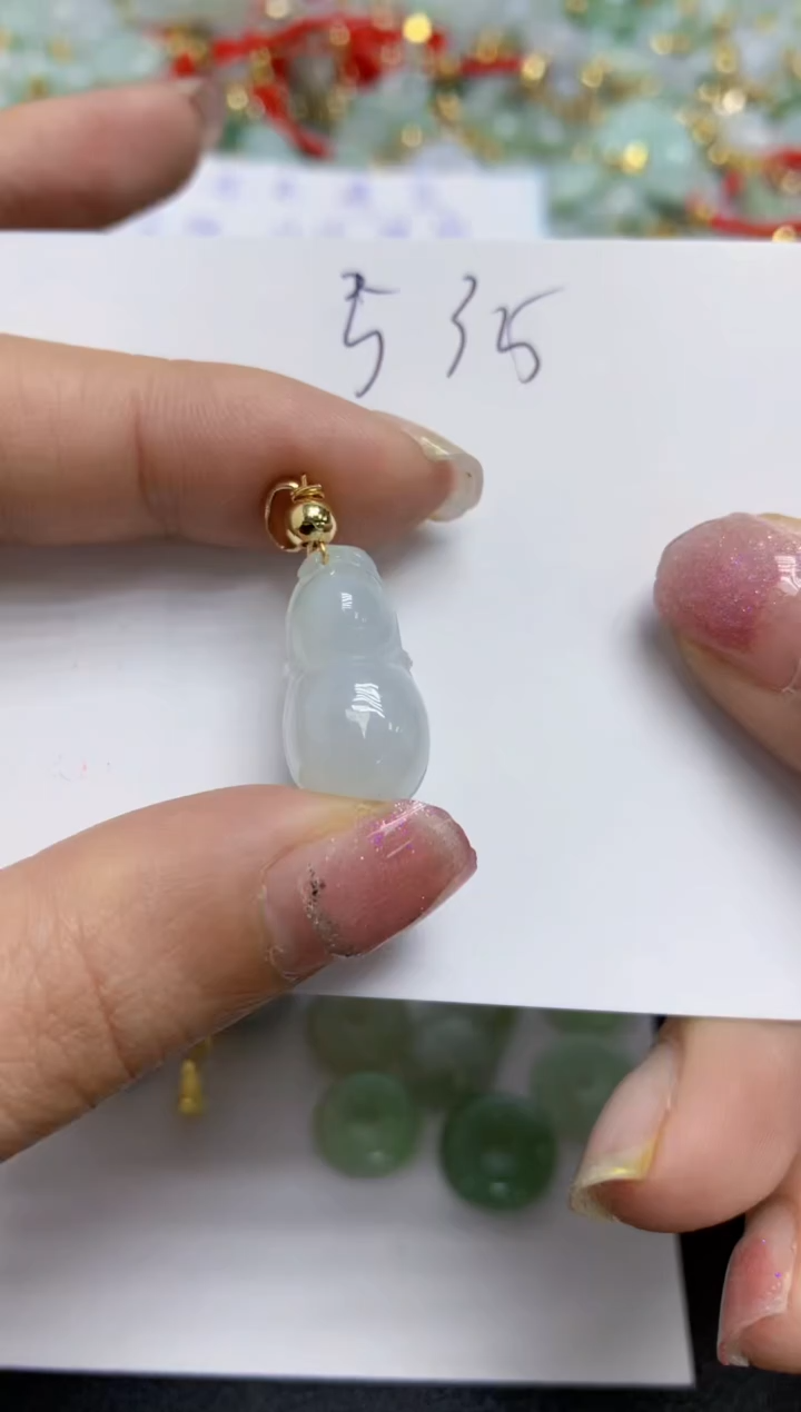 【闪购商品】翡翠颈饰合金天然翡翠A货