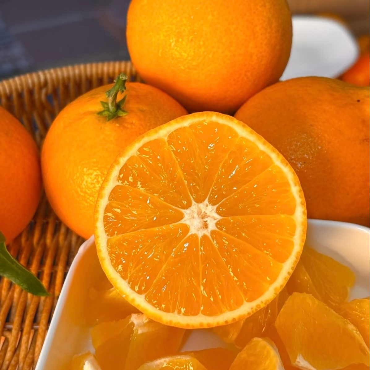 新客福利【3斤装果冻橙小果】新鲜现摘当季现发果冻橙