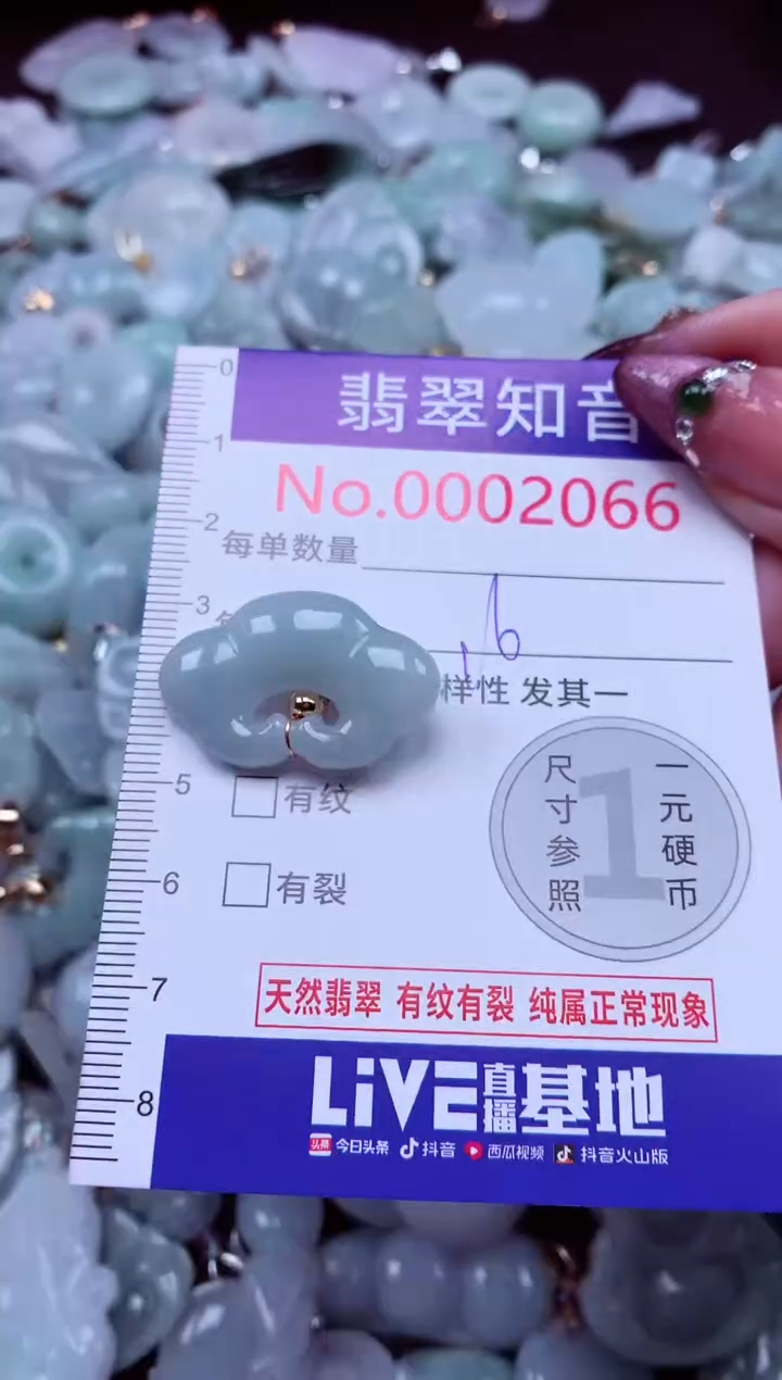 吊坠(不含链)未镶嵌翡翠2066