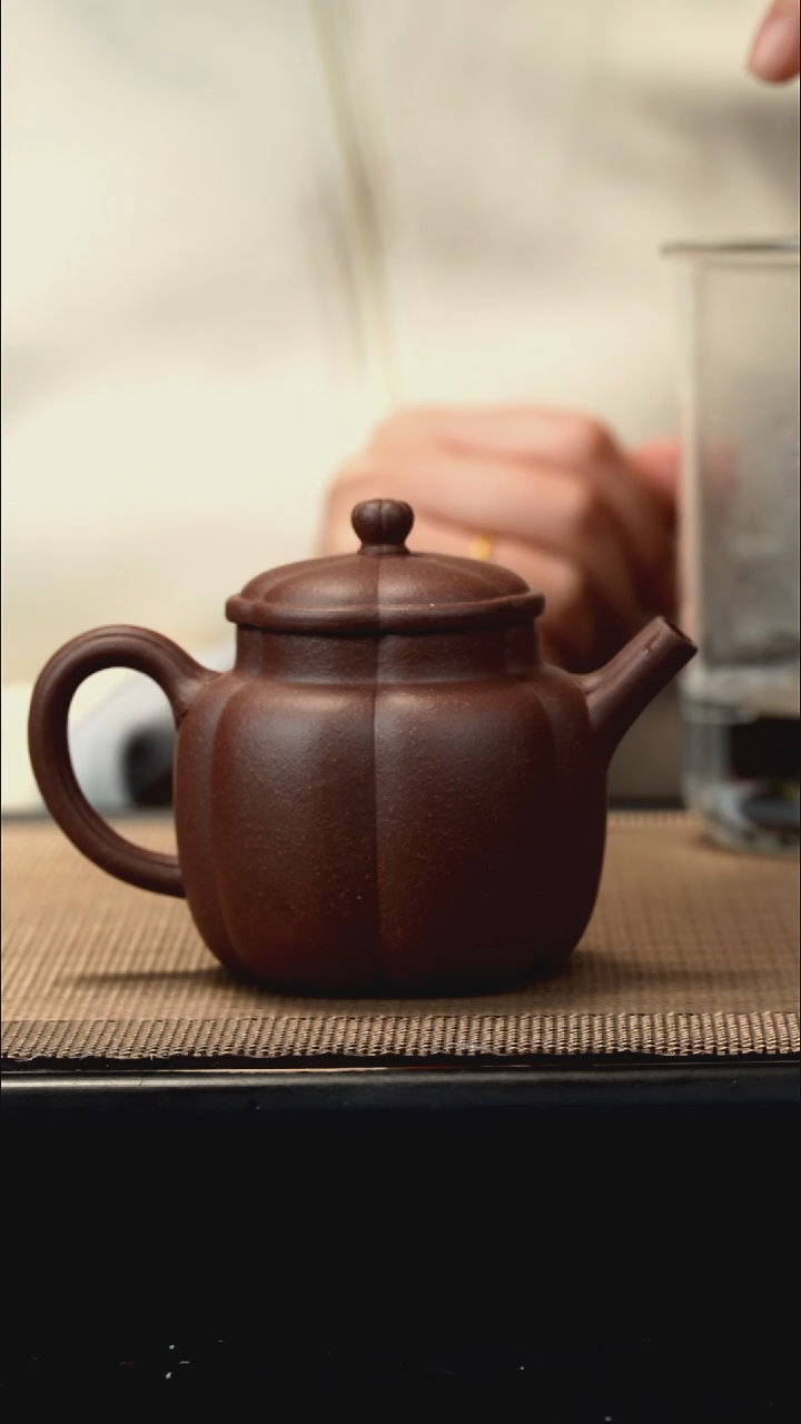 紫砂茶盏底槽清言心165CC